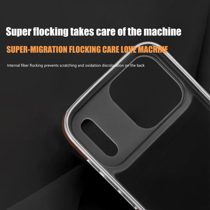 Luxurious Leather Magnetic Ring Stand Case