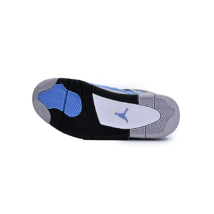 Azure Vanguard – SpeckleGrid Air-Court Suede Sneaker
