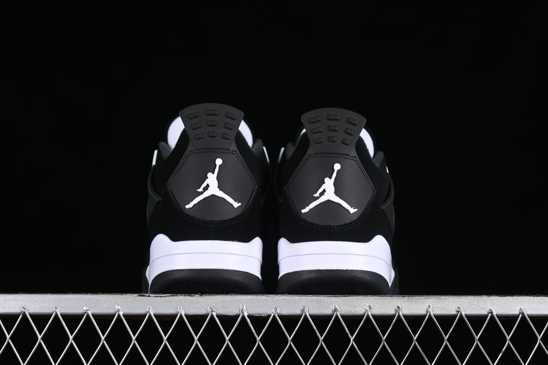 ApexVoid ShadowStorm-4 Retro Mesh Sneaker | Black & White Court Style