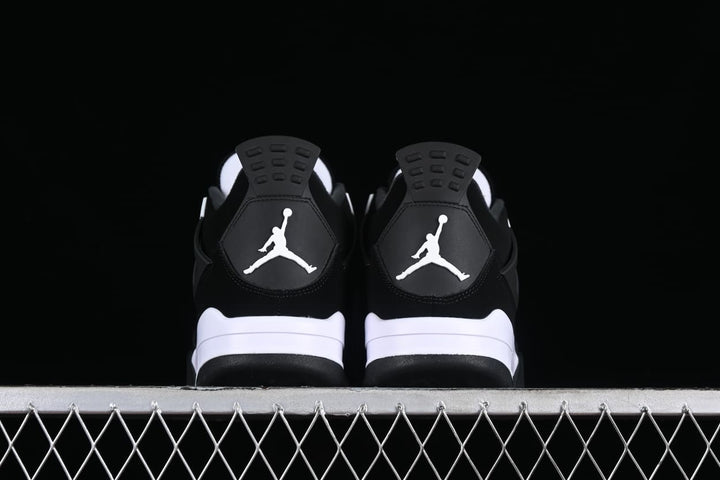 ApexVoid ShadowStorm-4 Retro Mesh Sneaker | Black & White Court Style