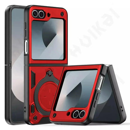 Galaxy Z Flip Durable Magnetic Ring Shockproof Case for Ultimate Protection