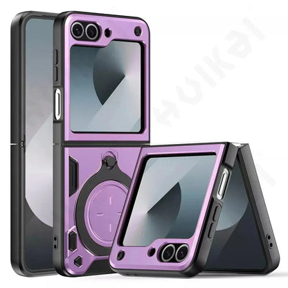 Galaxy Z Flip Durable Magnetic Ring Shockproof Case for Ultimate Protection