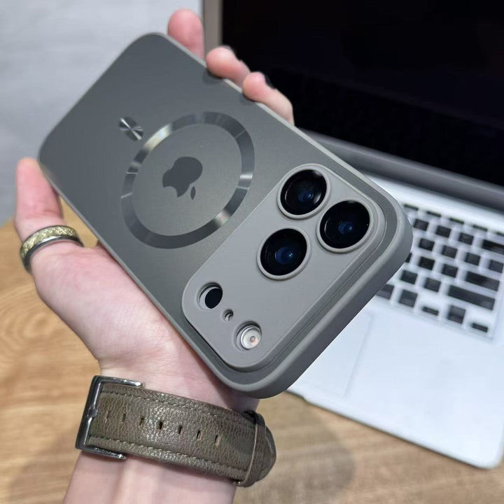 Sleek Metallic Magnetic Shield Case