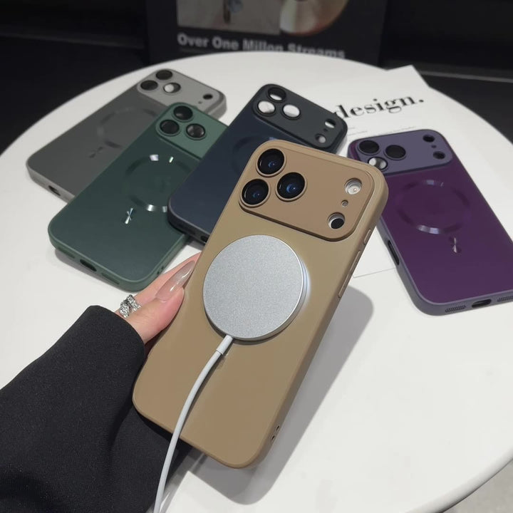 Sleek Metallic Magnetic Shield Case