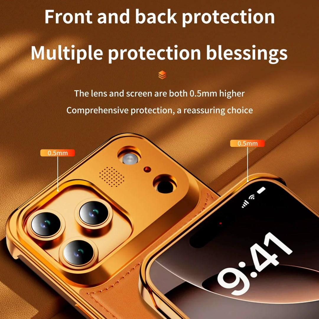 Luxurious Aroma Leather iPhone Case