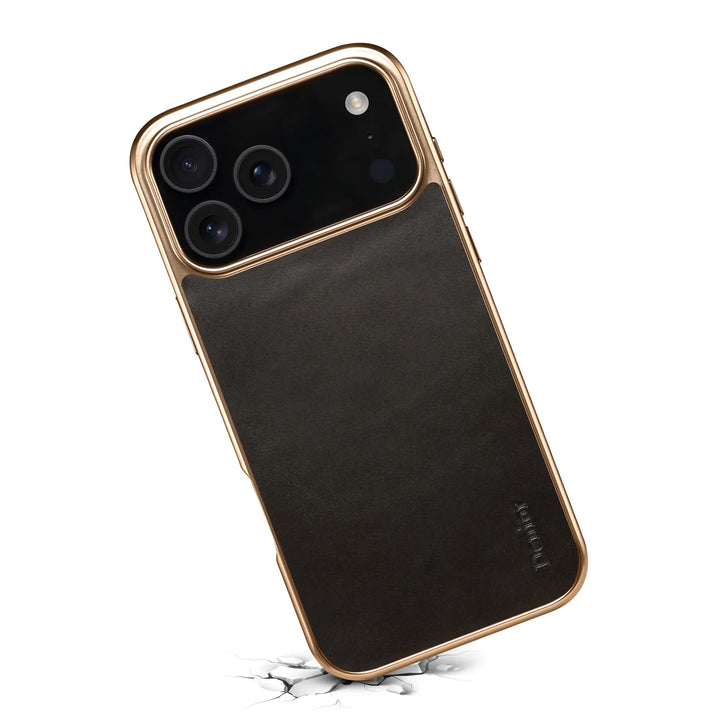 Luxurious Leather-Finish Case