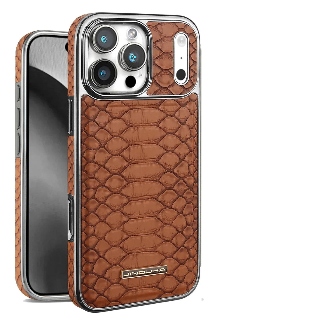 Luxurious Electroplated Leather Case