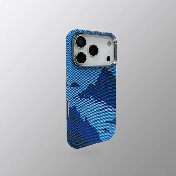 Carbon Weave Mountain Case for iPhone — Rugged Protection with a Sleek, Lightweight Design