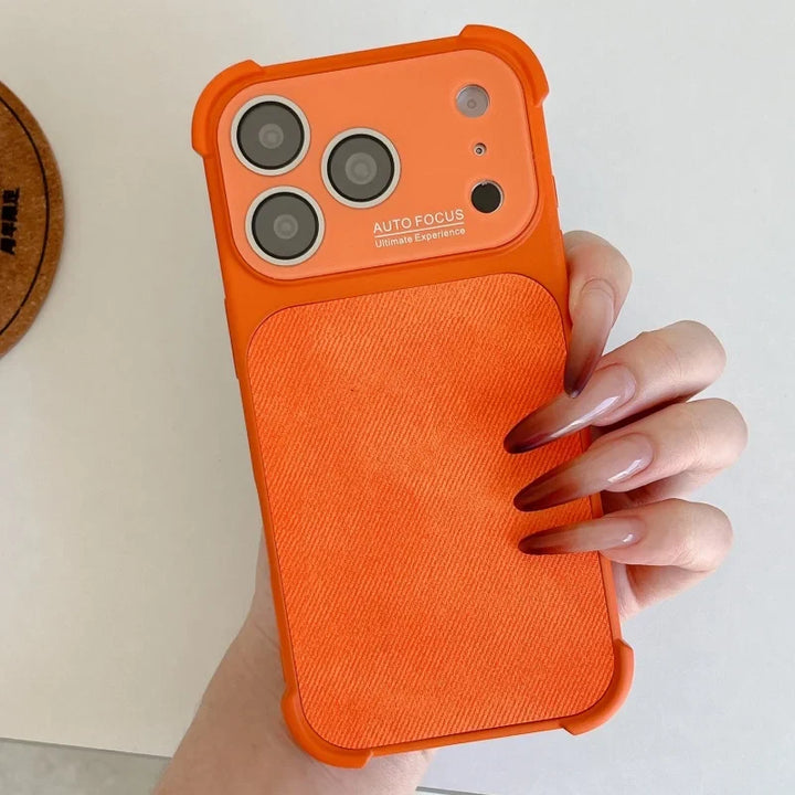 Rugged Textured Fabric Shockproof iPhone Case