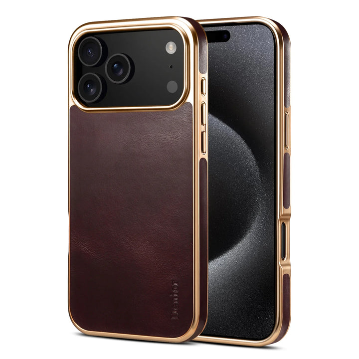 Luxurious Leather-Finish Case