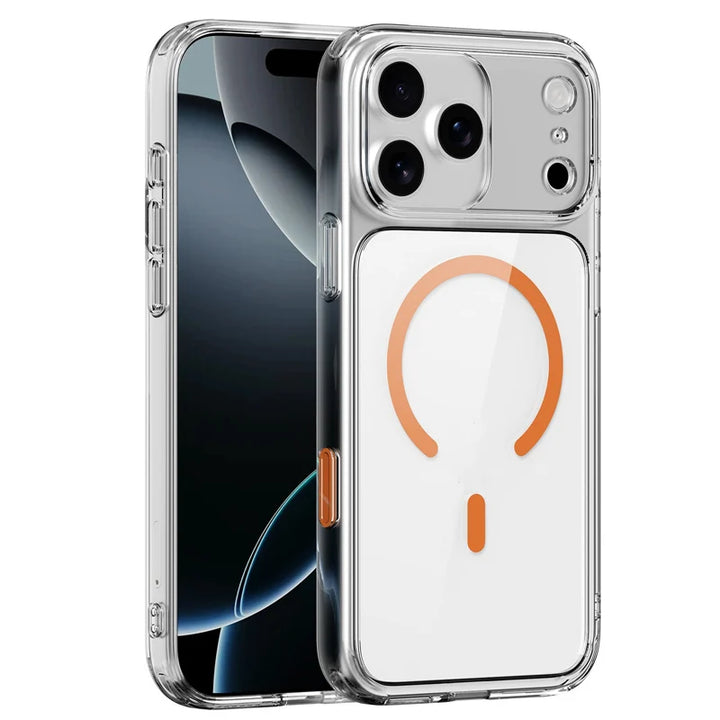 Crystal Clear MagSafe Case - Sleek, Protective, and Wireless-Charging Ready