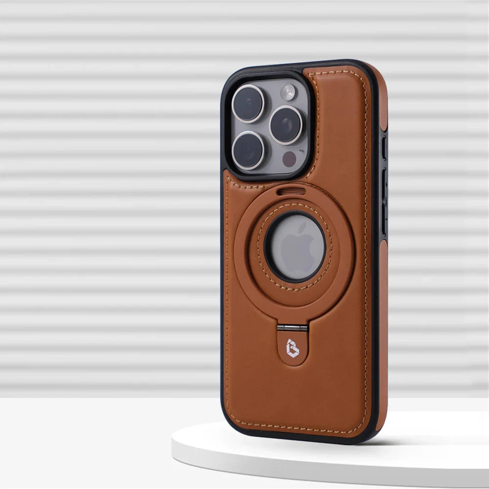 Luxurious Magnetic Leather Stand Case