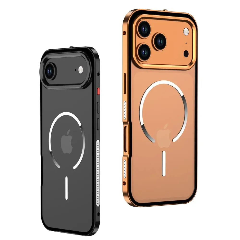 Magnetic Metal Frame Case for iPhone – Sleek, Durable Protection