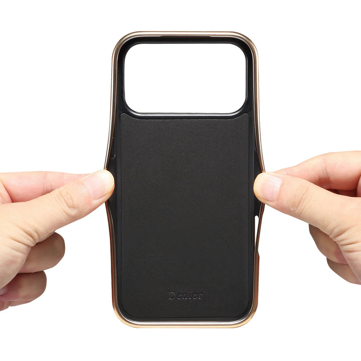 Luxurious Leather-Finish Case