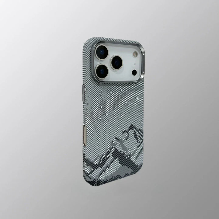 Carbon Weave Mountain Case for iPhone — Rugged Protection with a Sleek, Lightweight Design
