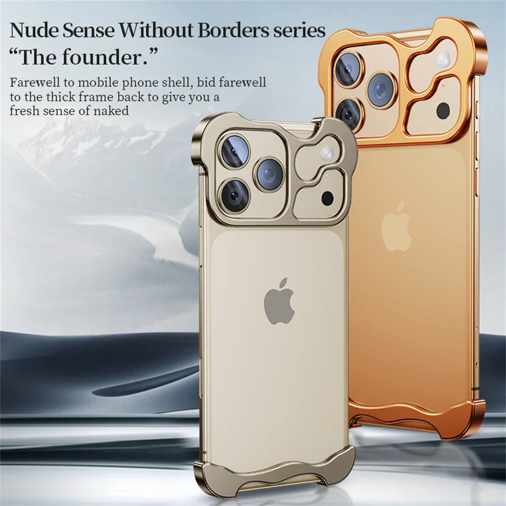 Luxurious Aluminum-Frame iPhone Case