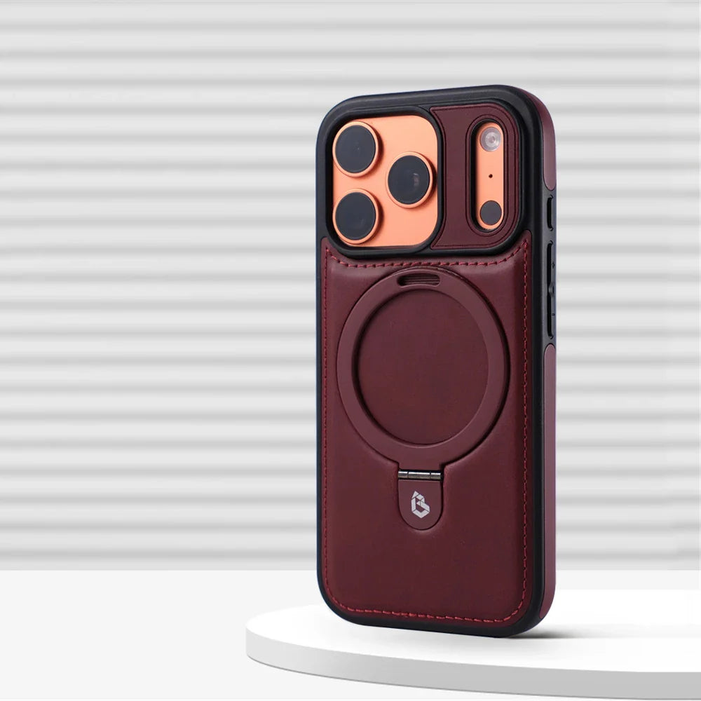 Luxurious Magnetic Leather Stand Case