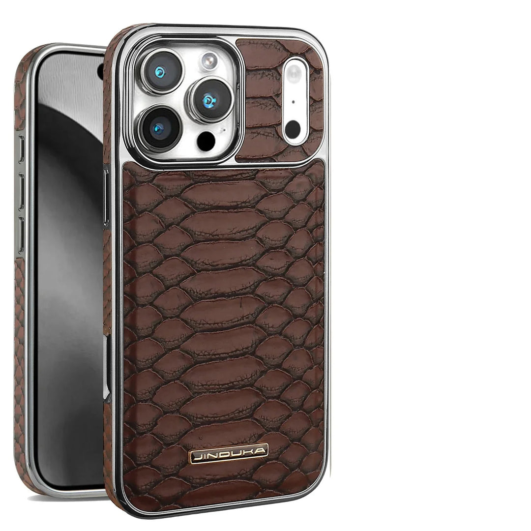 Luxurious Electroplated Leather Case
