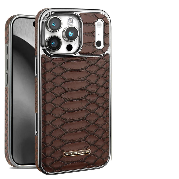 Luxurious Electroplated Leather Case