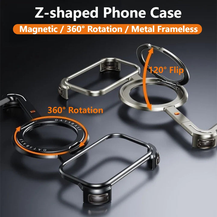 Z-Shape Magnetic Ring Case - Slim, Secure, and Stylish