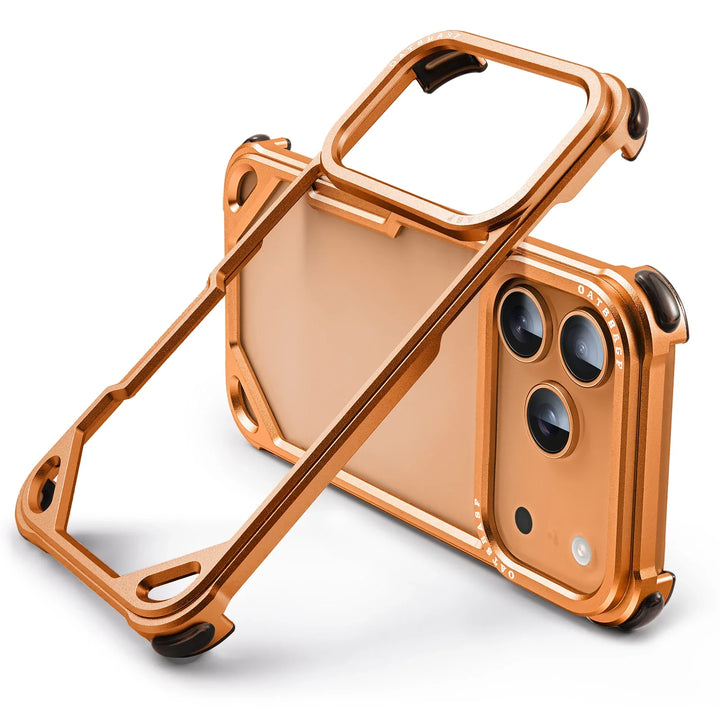 Rugged Shockproof Metal Frame Case for iPhone 17
