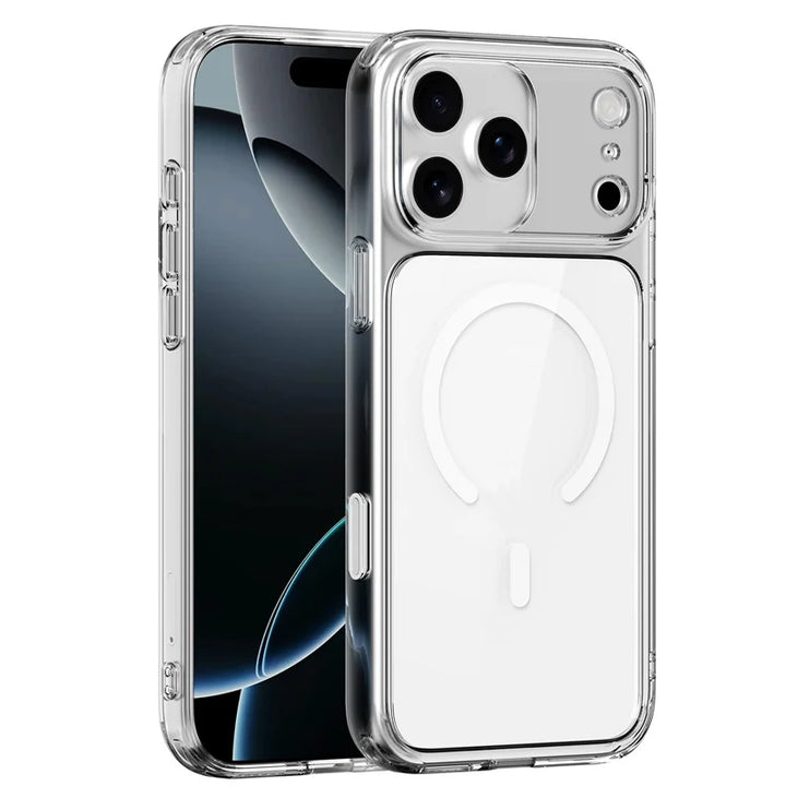 Crystal Clear MagSafe Case - Sleek, Protective, and Wireless-Charging Ready