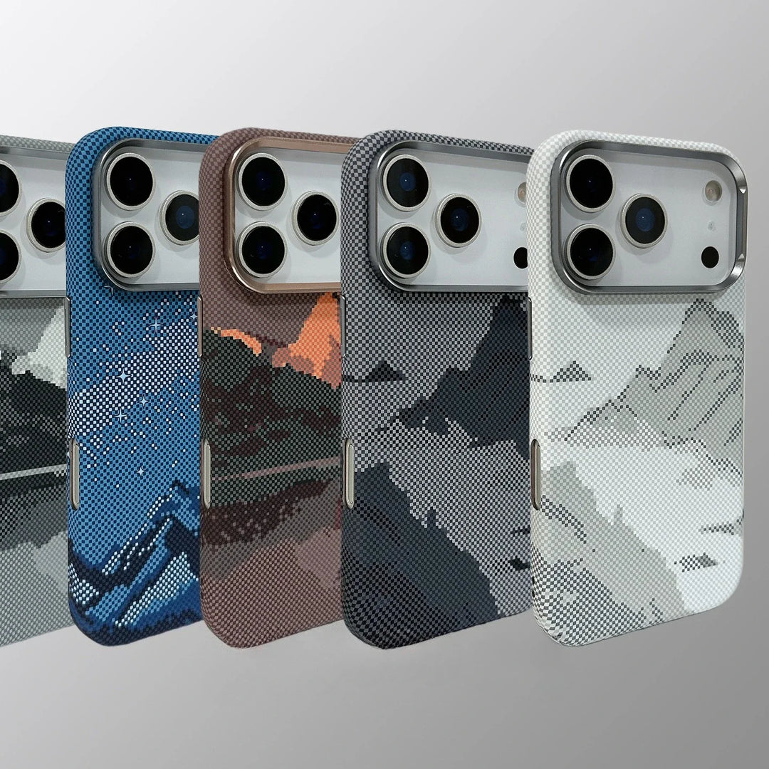 Carbon Weave Mountain Case for iPhone — Rugged Protection with a Sleek, Lightweight Design
