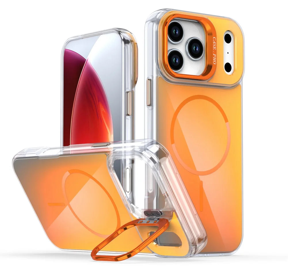 Clear MagSafe Stand Case – Transparent, Stand-Enabled Phone Protection