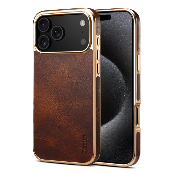 Luxurious Leather-Finish Case
