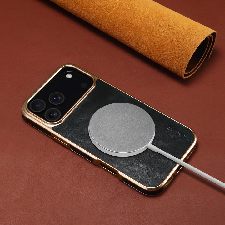 Luxurious Leather-Finish Case