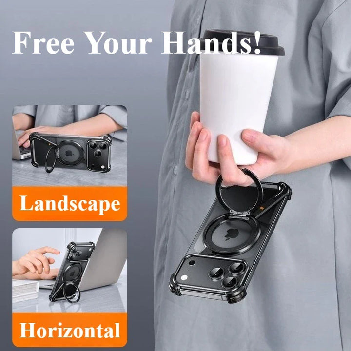 Z-Shape Magnetic Ring Case - Slim, Secure, and Stylish