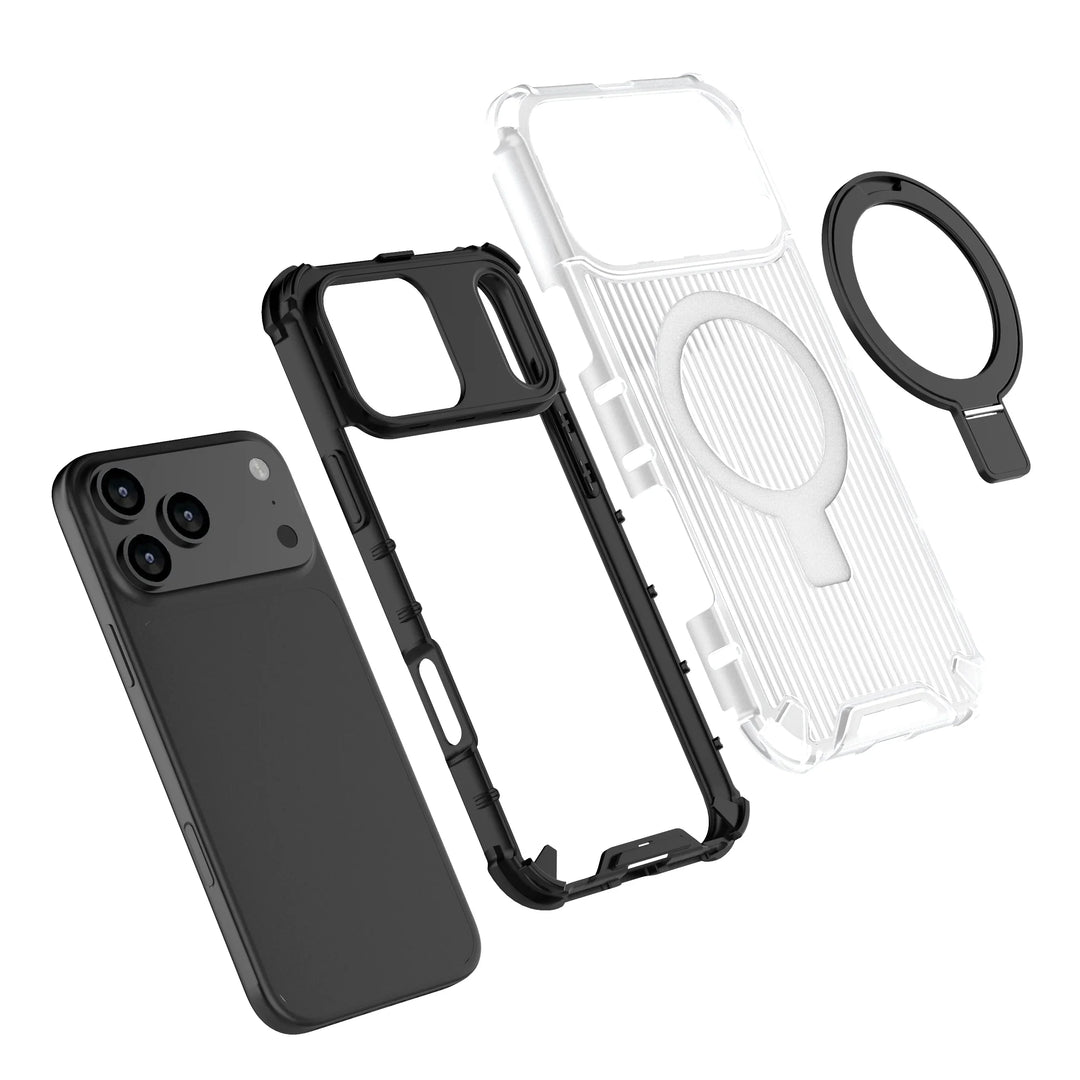 Rugged Shockproof MagSafe Ring Case for Ultimate Protection