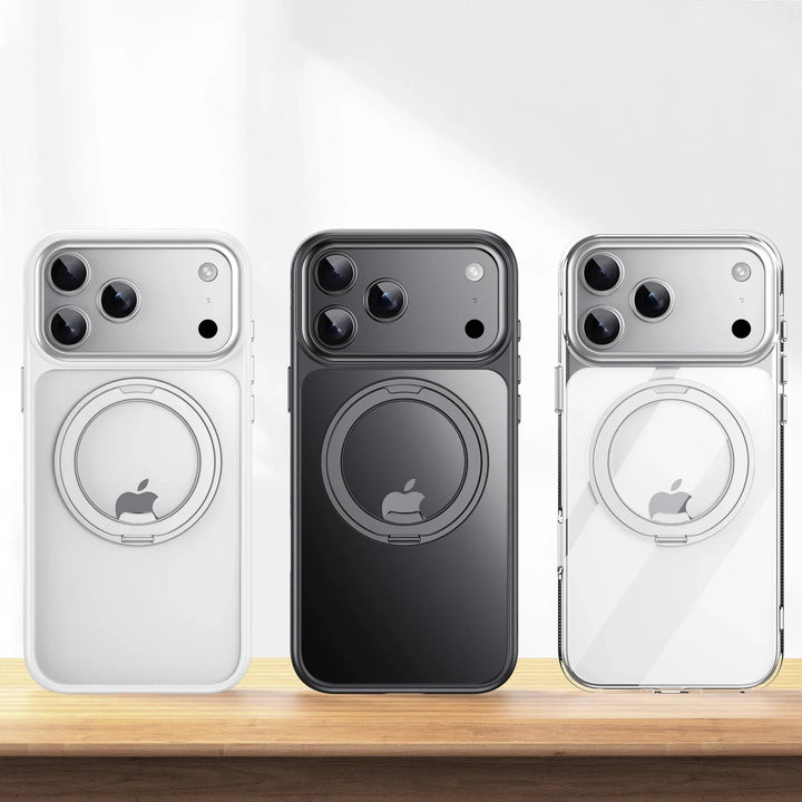 Magnetic Ring Stand Case - Secure Grip and Hands-Free Viewing