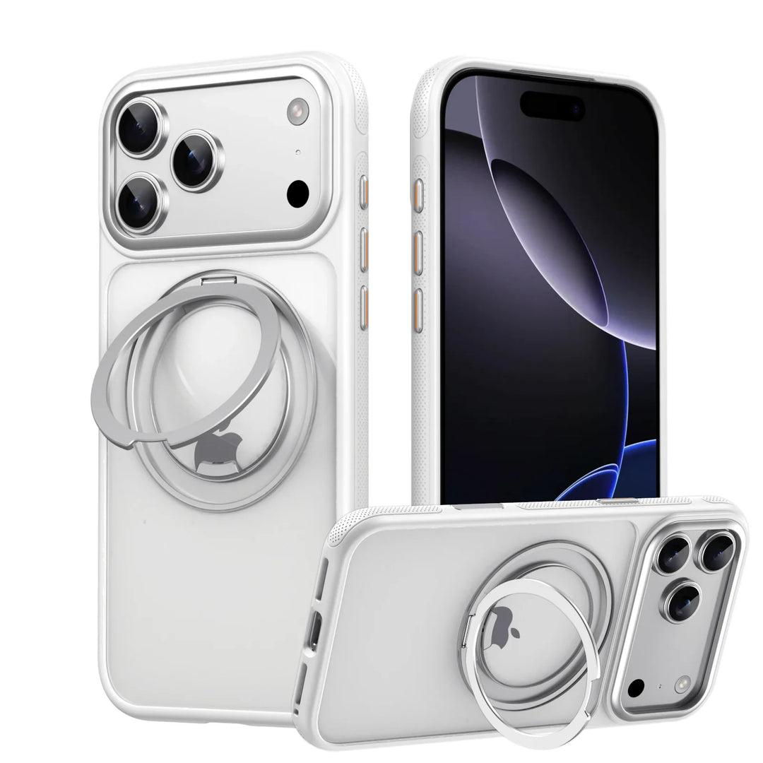 Magnetic Ring Stand Case - Secure Grip and Hands-Free Viewing