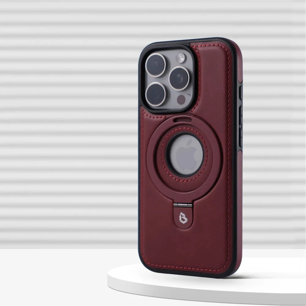 Luxurious Magnetic Leather Stand Case