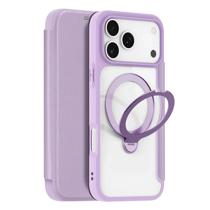 Magnetic Stand Case with Card Holder — Sleek, Hands-Free Viewing with Built-In Card Wallet
