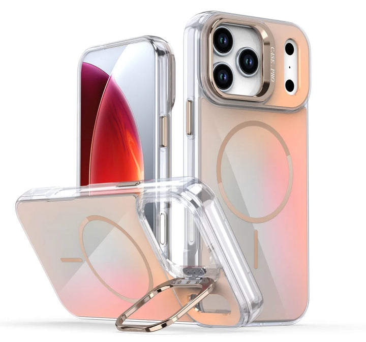 Clear MagSafe Stand Case – Transparent, Stand-Enabled Phone Protection