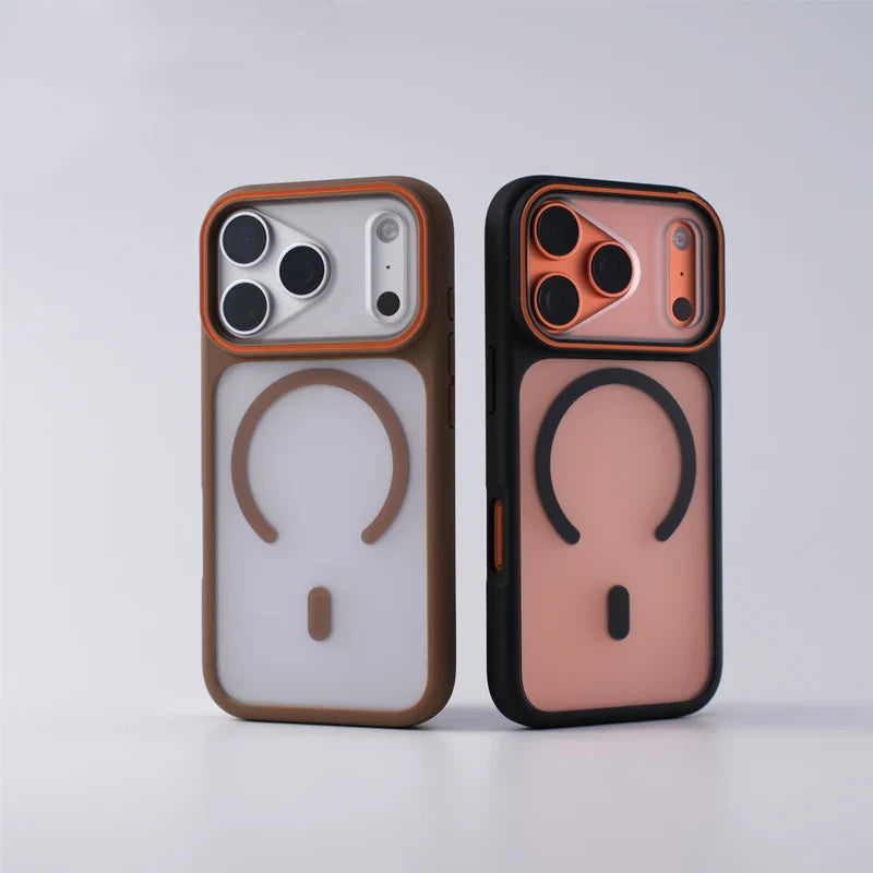 MagSafe Frosted Clear Case – Sleek, Transparent Protection