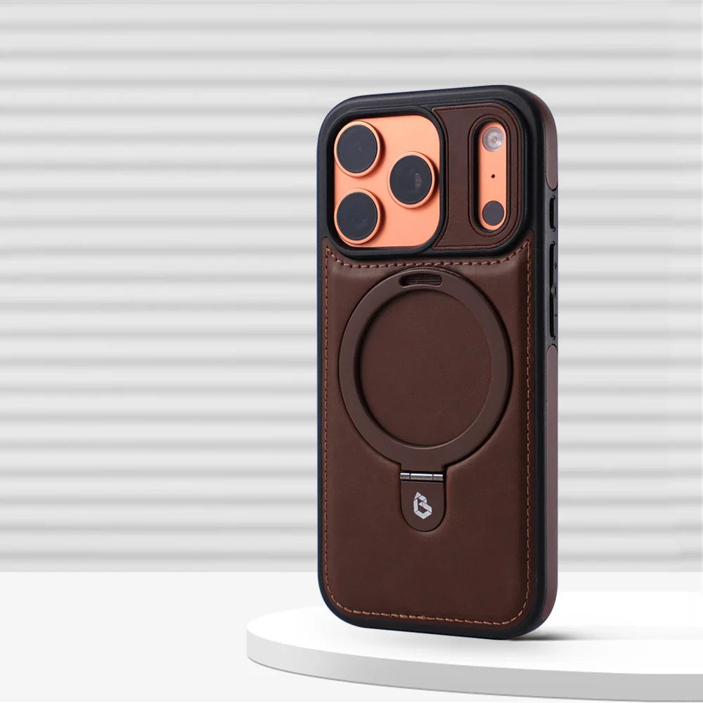 Luxurious Magnetic Leather Stand Case