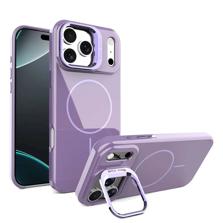 Rugged Ring-Stand Case for iPhone 17 — Built-In Kickstand & Heavy-Duty Protection