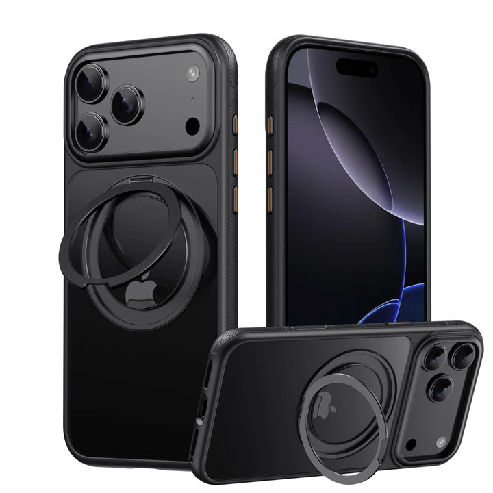 Magnetic Ring Stand Case - Secure Grip and Hands-Free Viewing