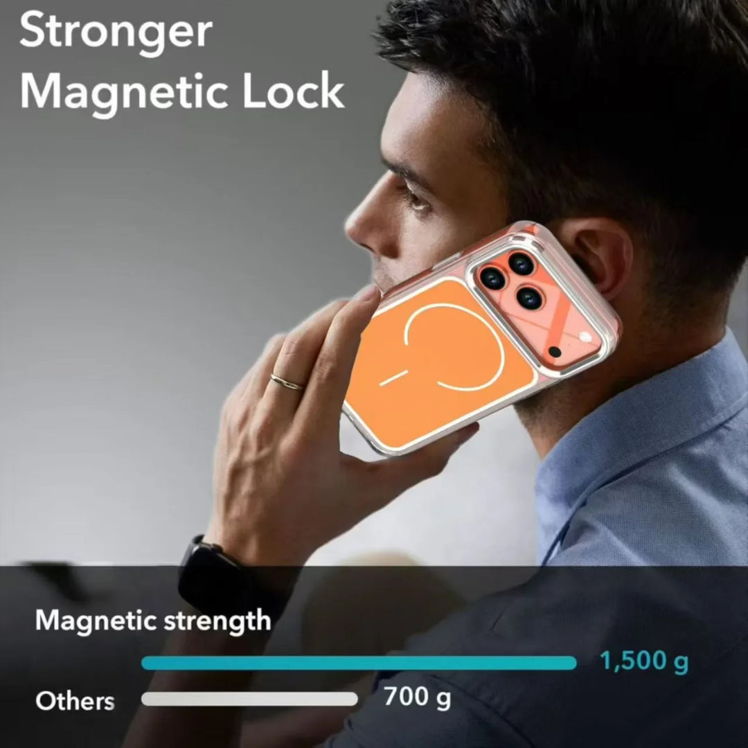 Crystal-Clear Magnetic Shockproof Case