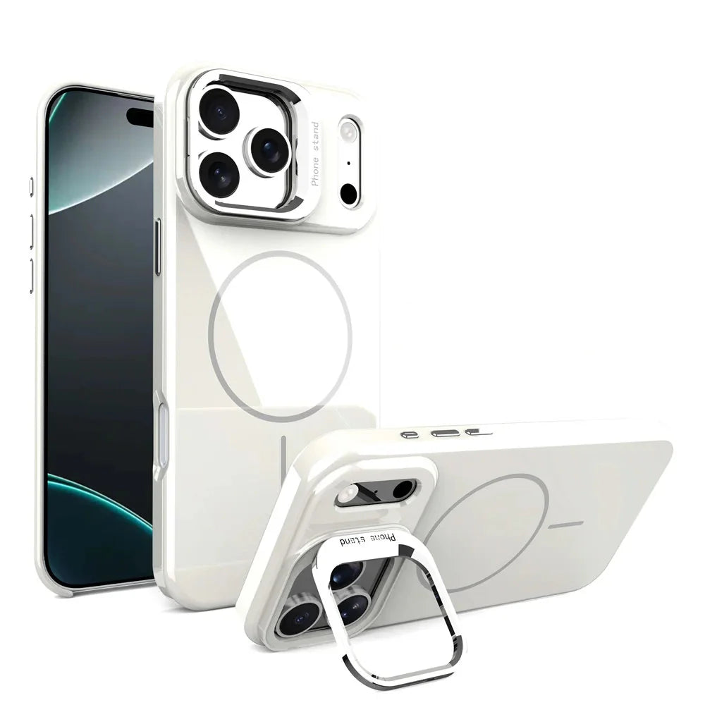 Rugged Ring-Stand Case for iPhone 17 — Built-In Kickstand & Heavy-Duty Protection