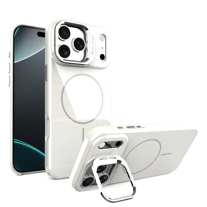 Rugged Ring-Stand Case for iPhone 17 — Built-In Kickstand & Heavy-Duty Protection