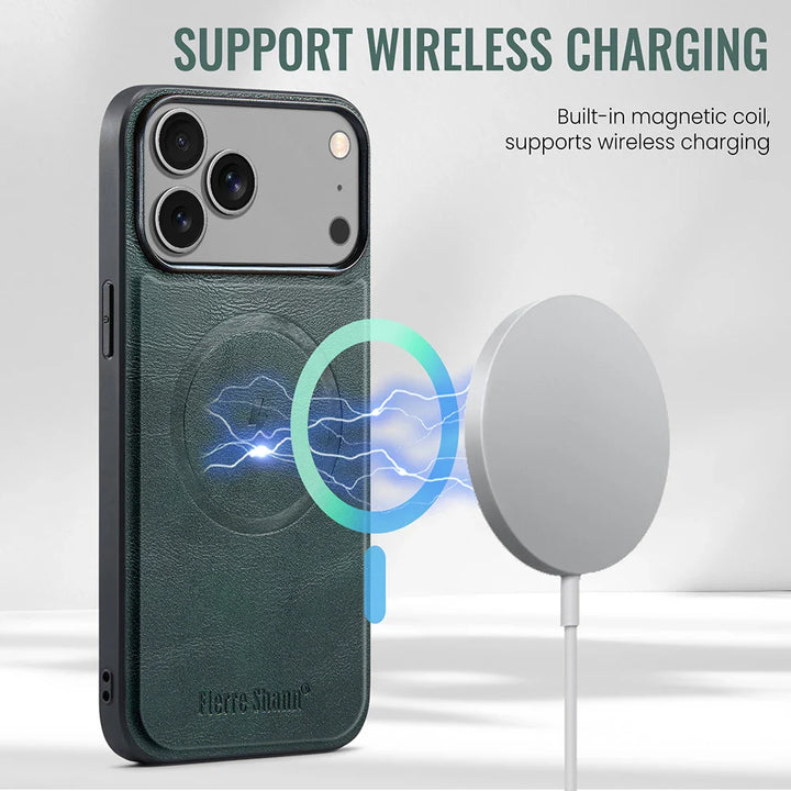 Lux Magnetic Leather Case