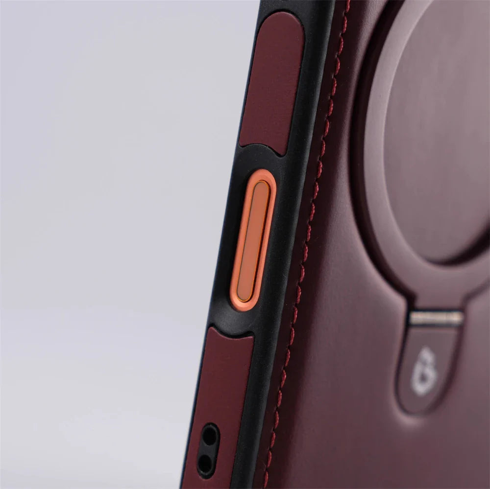 Luxurious Magnetic Leather Stand Case