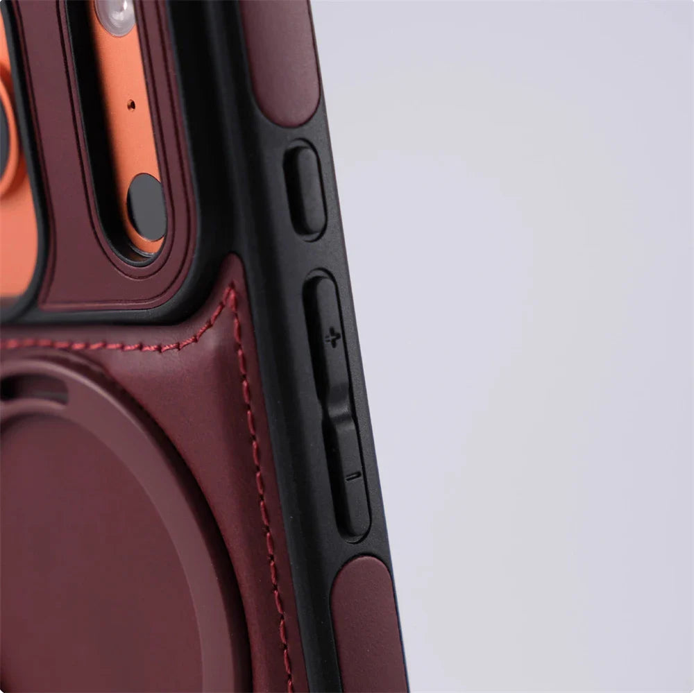 Luxurious Magnetic Leather Stand Case