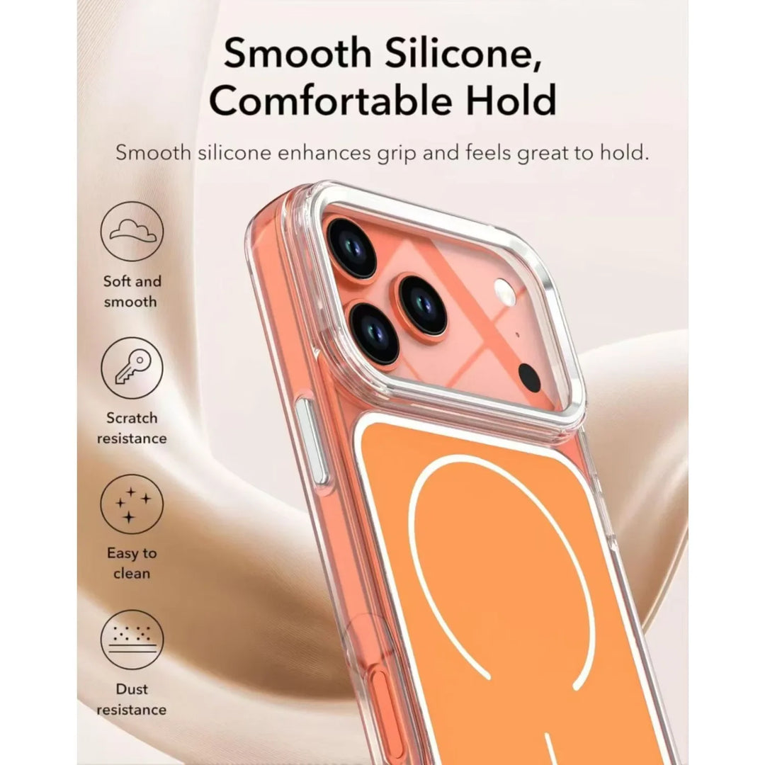 Crystal-Clear Magnetic Shockproof Case