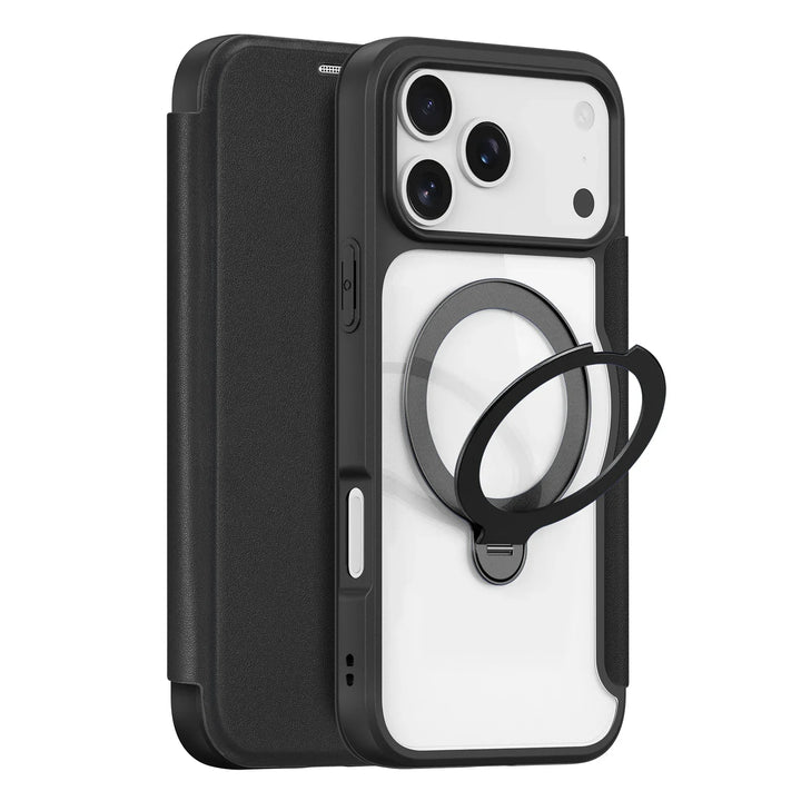 Magnetic Stand Case with Card Holder — Sleek, Hands-Free Viewing with Built-In Card Wallet