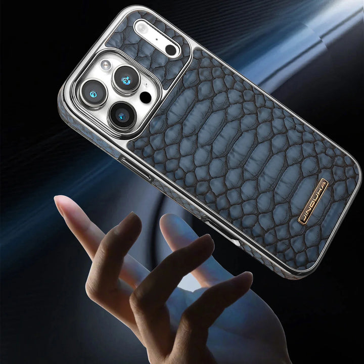 Luxurious Electroplated Leather Case